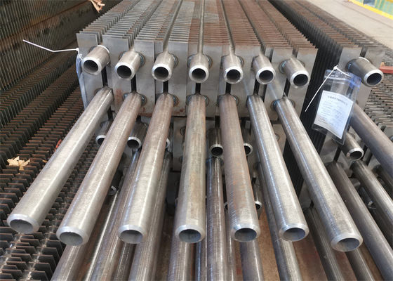 เหล็กกล้าคาร์บอน H Finned Boiler Tube 3mm Heat Exchange Replacement Part