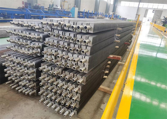 ตัวประหยัดท่อ Boiler Fin Tube ประเภทเกลียวสำหรับโครงสร้างขนาดกะทัดรัดอุตสาหกรรม