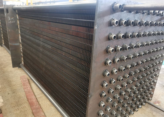 ไม่มีรอยต่อ H Type Boiler Fin Tube Bank Of Economizer แลกเปลี่ยนความร้อนหม้อน้ำ