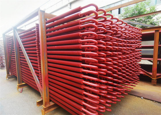 SA179/192 ท่อครีบหม้อน้ำความถี่สูง 1.5 มม. ความหนา Sprial Finned Tube