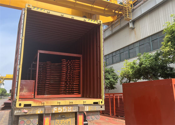 การเชื่อมความถี่สูงชิ้นส่วนหม้อต้มไอน้ำแบบยิงถ่านหินแบบกำหนดเอง Stack Economizer Coil