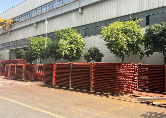การเชื่อมความถี่สูงชิ้นส่วนหม้อต้มไอน้ำแบบยิงถ่านหินแบบกำหนดเอง Stack Economizer Coil