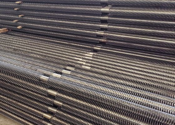 ท่อแลกเปลี่ยนความร้อนทรงกลมปีกท่อปีกสแตนเลส Corten ไม่มีสายสําหรับ Economizer