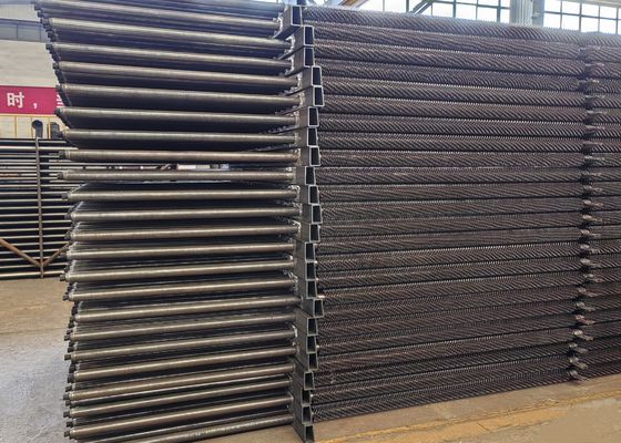 ท่อแลกเปลี่ยนความร้อนทรงกลมปีกท่อปีกสแตนเลส Corten ไม่มีสายสําหรับ Economizer