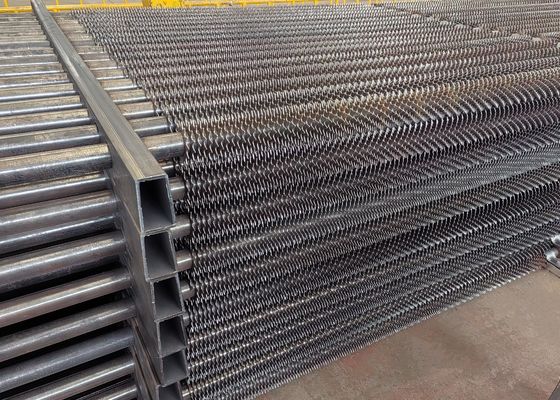 ท่อแลกเปลี่ยนความร้อนทรงกลมปีกท่อปีกสแตนเลส Corten ไม่มีสายสําหรับ Economizer