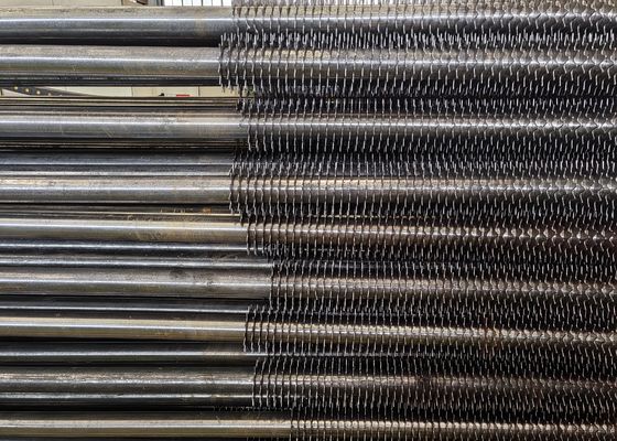 CE Standard Carbon Steel Boiler Parts Spiral Fin Tube Coil Boiler Tube สําหรับเครื่องประหยัด