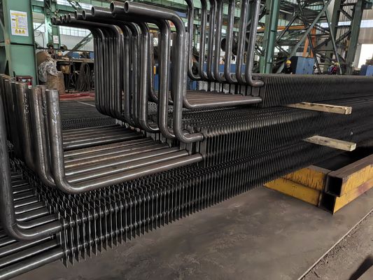 ASME เครื่องปั่นความร้อนจากเหล็กคาร์บอน H Fin Tube ด้วยค่าบํารุงรักษาต่ํา