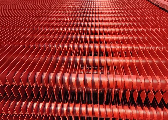 ASME โบตเลอร์เหล็กคาร์บอนสี H Fin Tube เสริมการถ่ายเทความร้อน