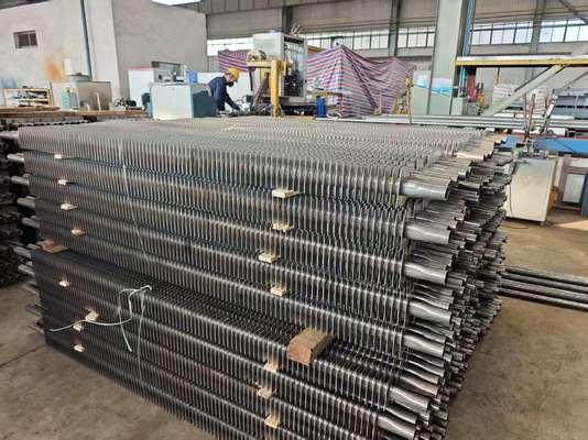 Customized ASME Stainless Steel H Fin Tubes Industrial Boilers Strengthened Heat Transfer