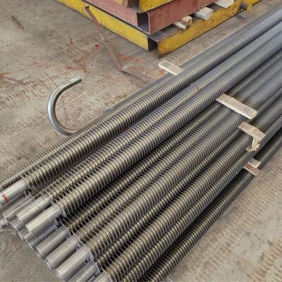 ท่อครีบเกลียวมาตรฐาน ASME เหล็กกล้าคาร์บอนสำหรับการถ่ายเทความร้อนของหม้อไอน้ำ พร้อมข้อมูลจำเพาะที่ปรับแต่งได้