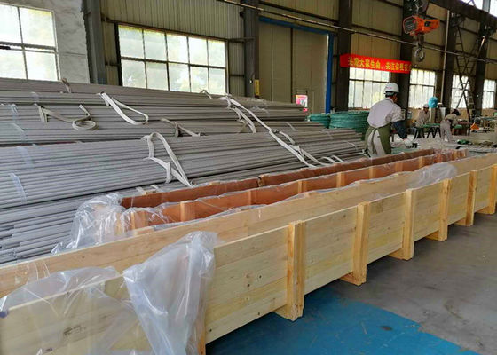 Astm A213 ท่อสแตนเลสไม่มีรอยต่อ / ท่อสแตนเลส Seamless 38.1mm - 101.6mm