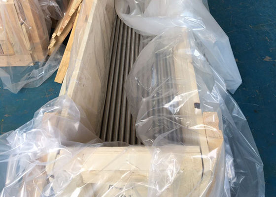 ท่อทรงกลมไร้รอยต่อทรงกลม ASTM A213 TP304 TP304L 6M ขั้นต่ำ WT 16BWG