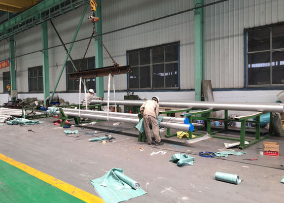 ท่อทรงกลมไร้รอยต่อทรงกลม ASTM A213 TP304 TP304L 6M ขั้นต่ำ WT 16BWG