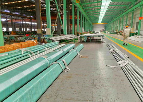 ท่อแลกเปลี่ยนความร้อนสแตนเลสแบบไม่มีรอยต่อ ASTM A213 TP310S เกรด A