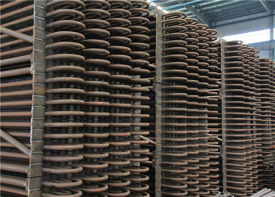 Boiler Steam Superheater Tube Heat Exchanger Coils โลหะผสมเหล็ก
