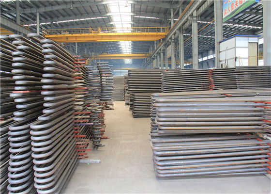 หม้อไอน้ำ Tp321 Asme Superheater Serpentine Tube Coil เพิ่มการไหลของอากาศ