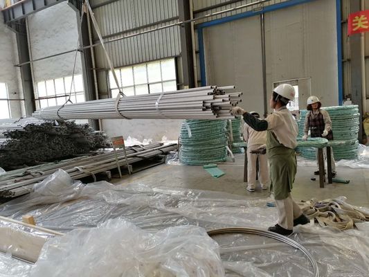 การเคลือบท่อเหล็กกล้าไร้สนิมของ Ss ASTM A789 UNS S31803 2205 1.4462