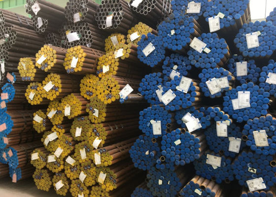 แลกเปลี่ยนความร้อนท่อเหล็กไร้รอยต่อทองแดงเคลือบ ASTM A106 มาตรฐาน