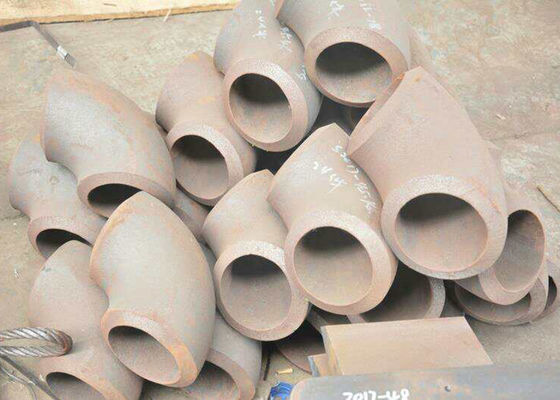 ข้อต่อท่อเหล็กหลอมคาร์บอน ASTM A234 WPB S LR / เหล็กกล้า 90 องศา