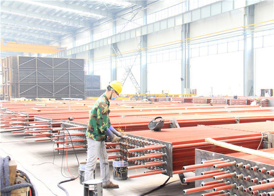 SS หรือ CS Boiler Fin Tube / เครื่องแลกเปลี่ยนความร้อน Finned Tube Solid Type สำหรับเครื่องเป่าเย็น