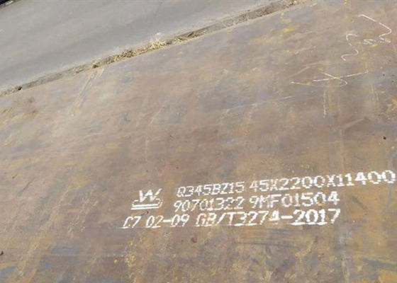 เหล็กแผ่นรีดร้อน Boiler แผ่นโลหะผสมเหล็กแผ่น 16mn Q345b แมงกานีสโครงสร้างโลหะผสมต่ำ