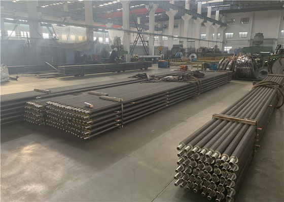 ประหยัดพลังงานแบบหมุนเวียน Fluidzed Bed Boiler Economizer Fin Tubes TUV