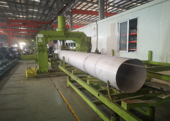 ท่อเชื่อมเหล็กกล้าไร้สนิม ERW ขนาด 405 มม. สำหรับ Superheater