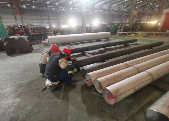 ท่อเชื่อมเหล็กกล้าไร้สนิม ERW ขนาด 405 มม. สำหรับ Superheater