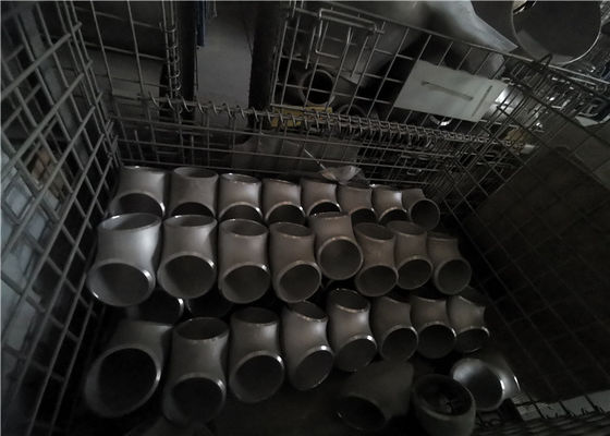 TUV A234WPB บดทราย 90 องศาข้อศอกรัศมีสั้นก้นเชื่อม