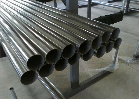 Beveled ASTM312 ท่อสแตนเลสไม่มีรอยต่อ 101.6 มม. OD รีดเย็น