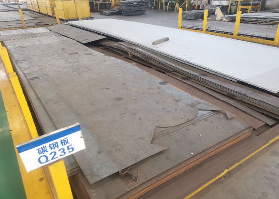 ASME HR Q235 A36 แผ่นเหล็กคาร์บอนหนา 10.00 มม