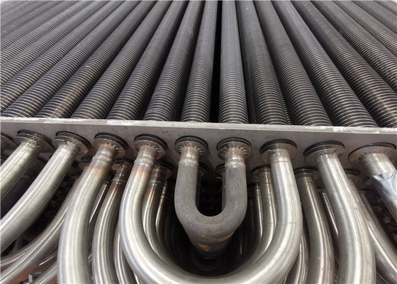 ASME 316L สแตนเลสเซเกลียวครีบท่อสำหรับแลกเปลี่ยนความร้อน