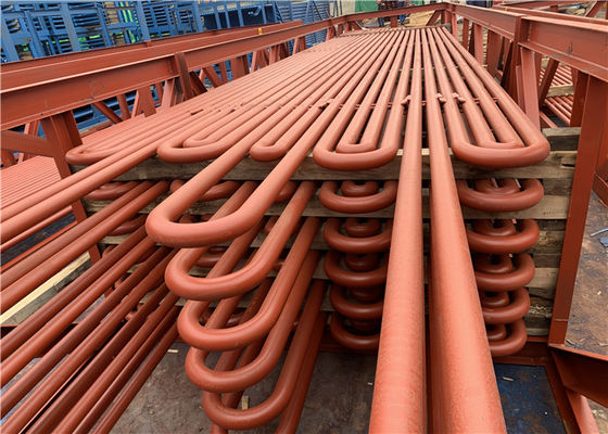 Steam Superheater CFB Boilers ท่อคดเคี้ยวสำหรับเหล็กกล้าคาร์บอน