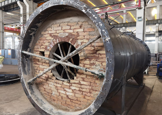 1.25MPA ASME Vertical Gas Fired Combi Boiler การจัดเรียงท่อให้แน่น