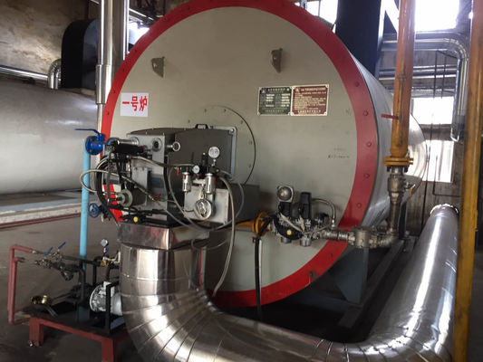 Gas Fired LPG Steam Heat Conduction Oil Boiler การใช้ความร้อนสูง