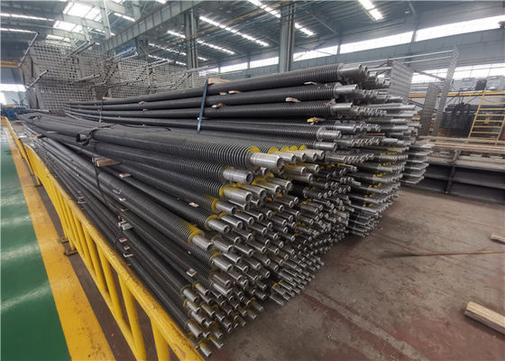 ASME ประเภทเกลียวอลูมิเนียม Fin Tube สำหรับหม้อไอน้ำถ่านหิน