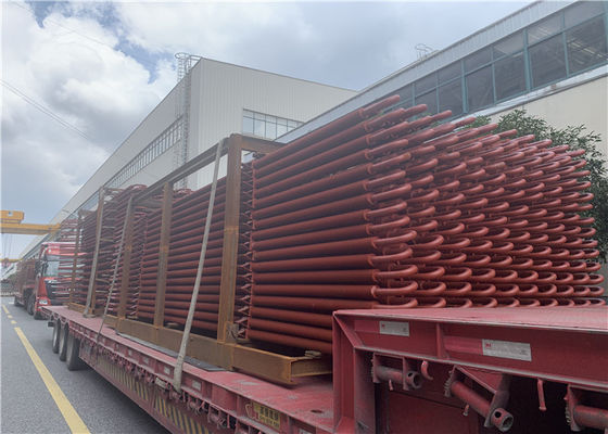 HVAC Industrial Heat Exchanger Economizer Embedded Boiler Fin Tube