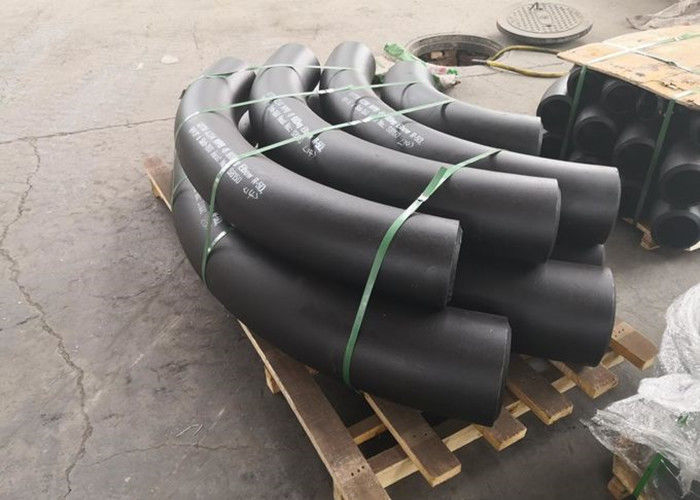 สแตนเลส 45 องศาข้อศอกกันสนิมพื้นผิวน้ำมันสีดำ ASTM A234 ASTM A420