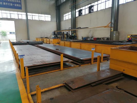 เหล็กแผ่นรีดเย็นหรือเหล็กแผ่นรีดร้อนชนิดหนา 6 - 80 มม. Q235 Q345 B C D E